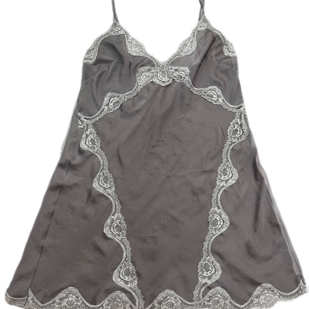 Lace slip dress